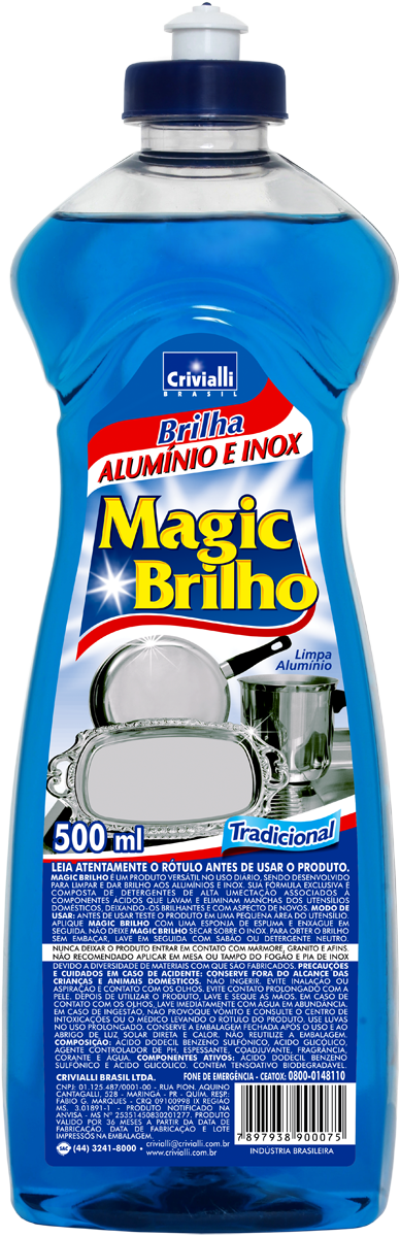 Magic Brilho Tradicional Alumínio e Inox