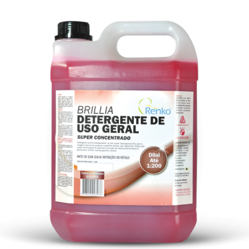 BRILLIA Detergente de Uso Geral Super Concentrado 1:200-5l