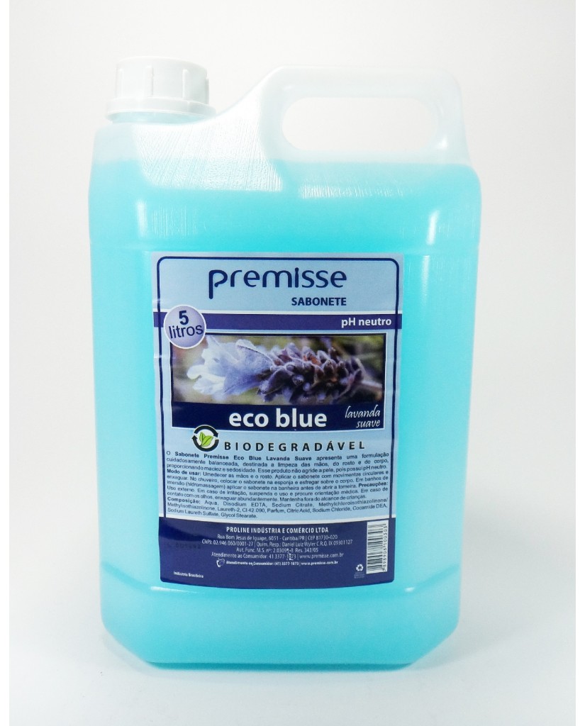 Sabonete Líquido Eco Blue Lavanda Premisse 5L