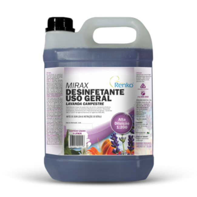 Desinfetante Mirax Lavanda Campestre 1:50 - 5l