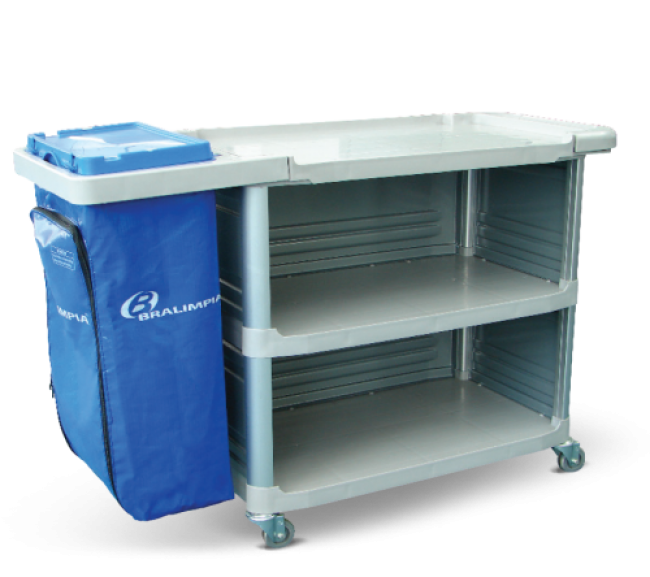 Carro Extra I com Fechamento Lateral Bralimpia