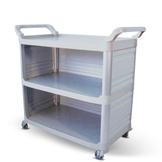 Carro Extra Triplex com Fechamento Lateral Bralimpia CH3000