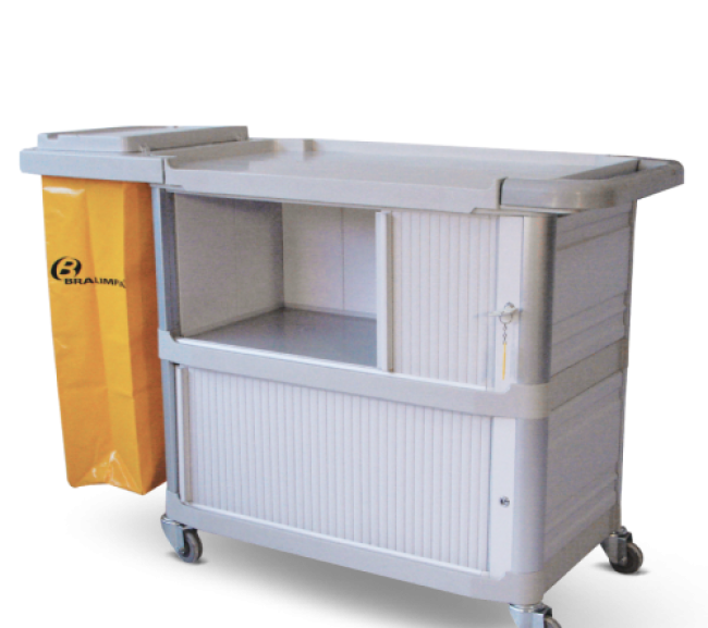 CARRO EXTRA I com Fechamento e Portas Bralimpia